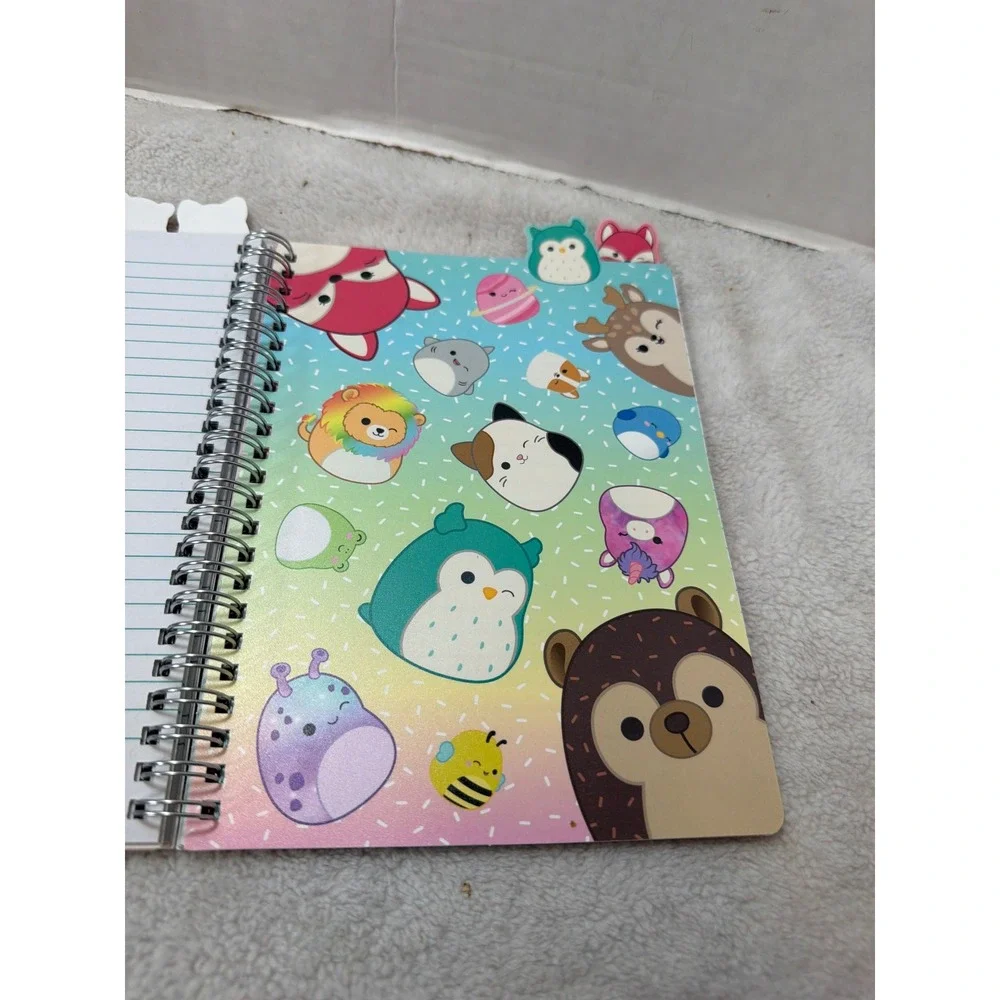 NEW Squishmallows Journal Spiral Notebook Character Dividers